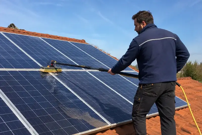 Nettoyage et entretien de panneaux solaires à Sassenage
